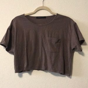 Brown Crop Top!